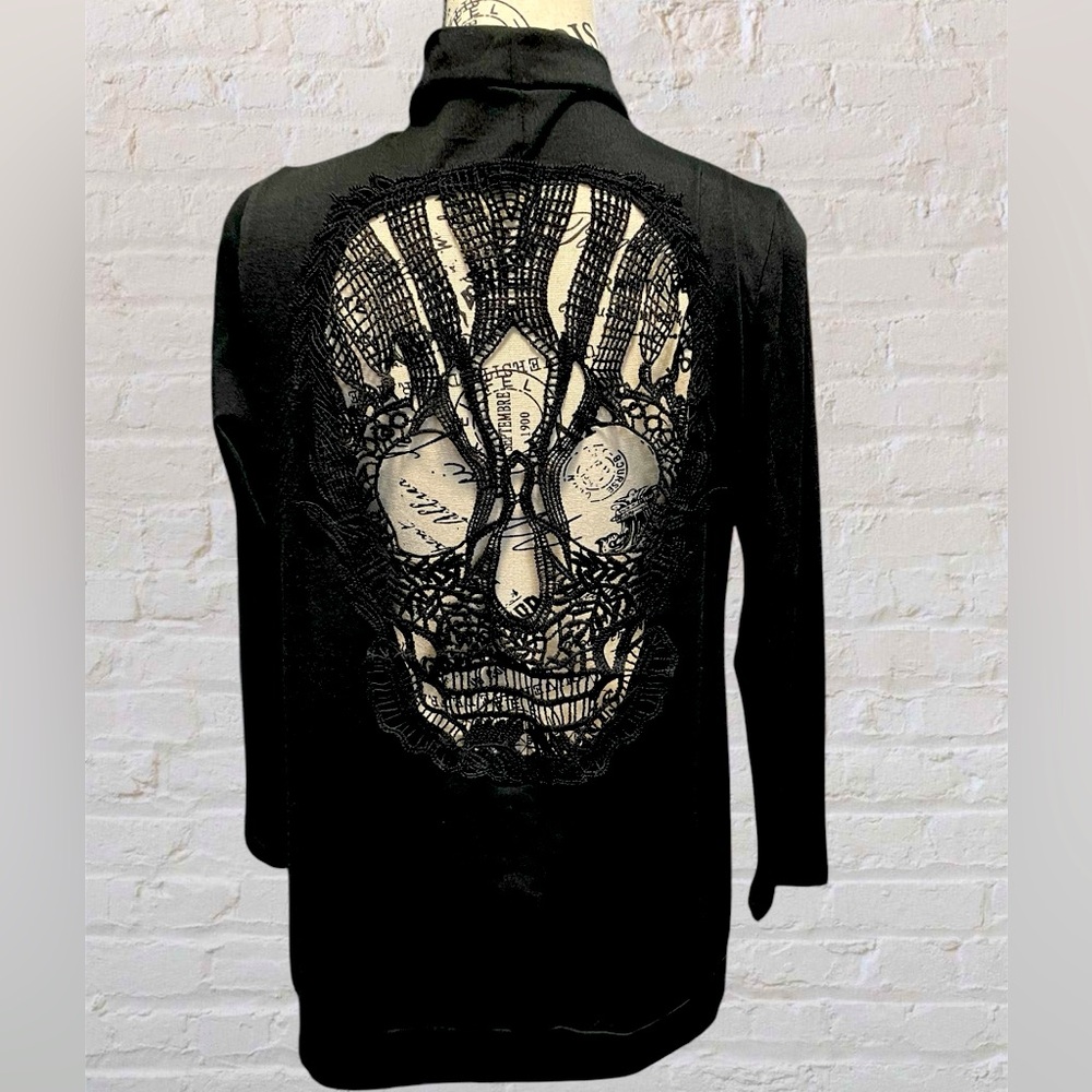 Elegant Skull Cardigan